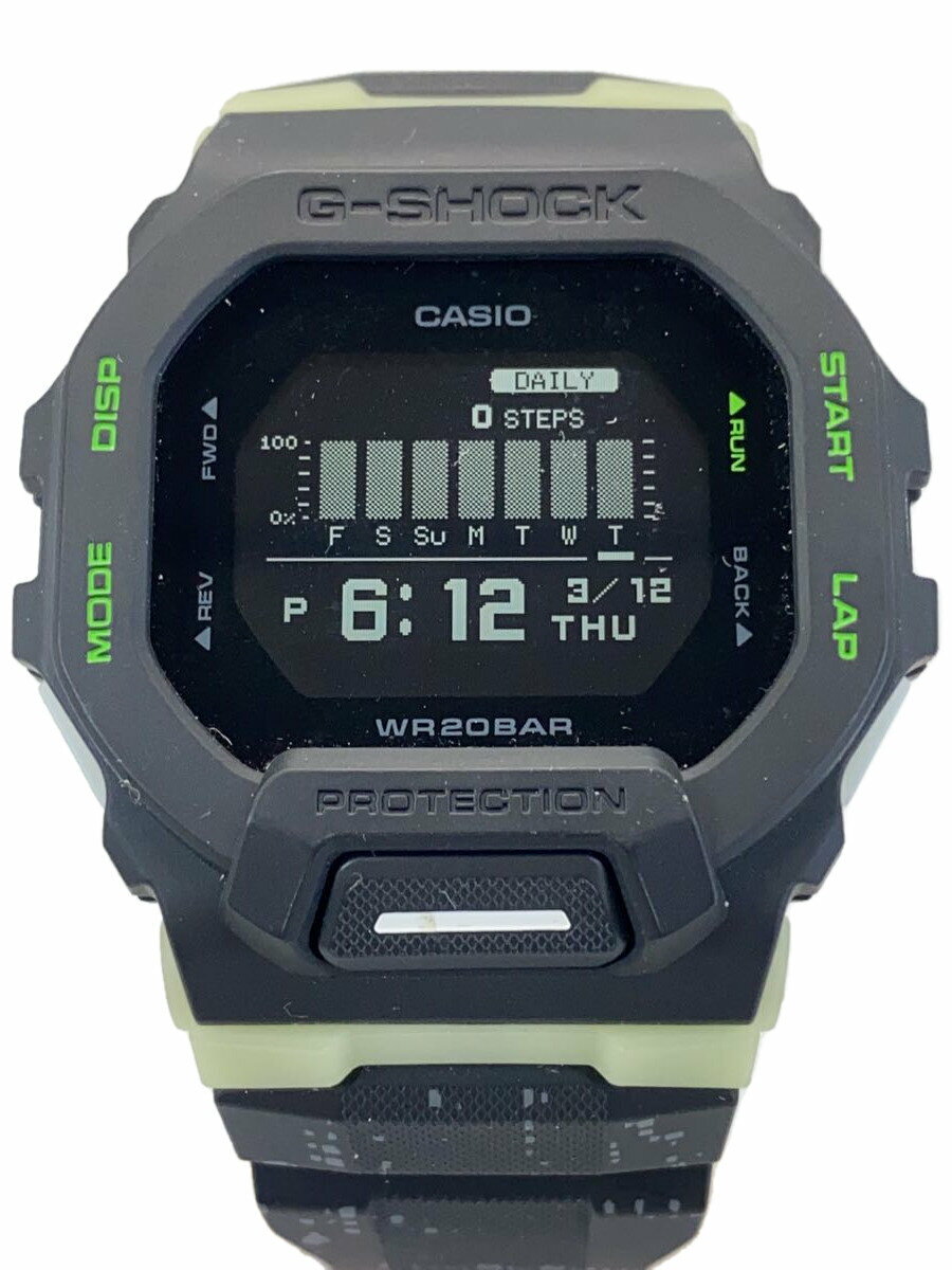 【中古】CASIO◆クォーツ腕時計_G-SHOCK/デジタル/BLK/BLK//【服飾雑貨他】