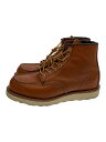 【中古】RED WING◆ブーツ/BRW/ブラウン/E875/レッドウィング/ハイカット【シューズ】