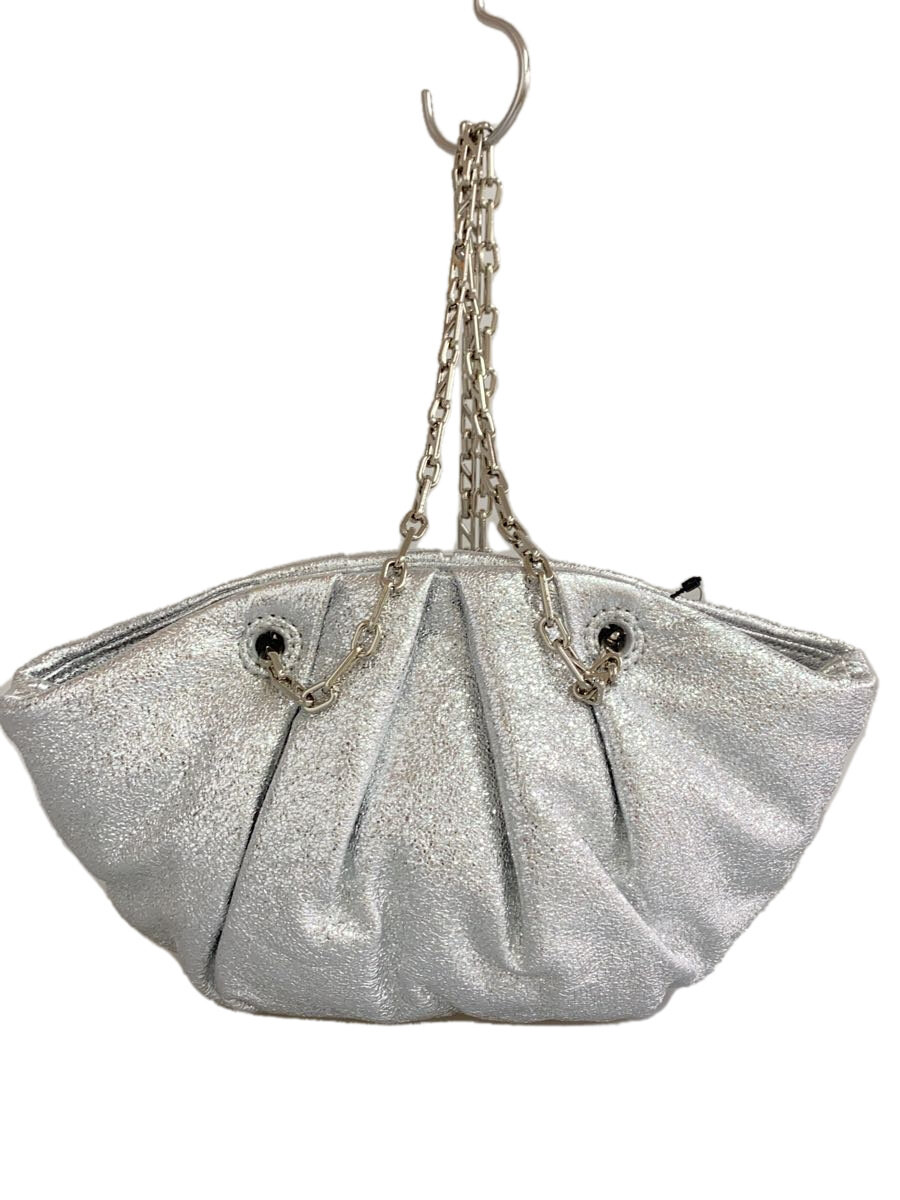 【中古】Le Vernis◆Momo mini bag/ショルダーバッグ/SLV/無地【バッグ】