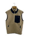 【中古】patagonia◆クラシック・レトロX・ベスト_ベージュ/S/ポリエステル/BEG【メンズウェア】