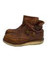【中古】CHIPPEWA◆エンジニアブーツ/--/BRW/レザー【シューズ】