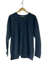 【中古】HOMME PLISSE ISSEY MIYAKE◆長袖Tシャツ/3/ポリエステル/BLK/無地/HP03JK117【メンズウェア】