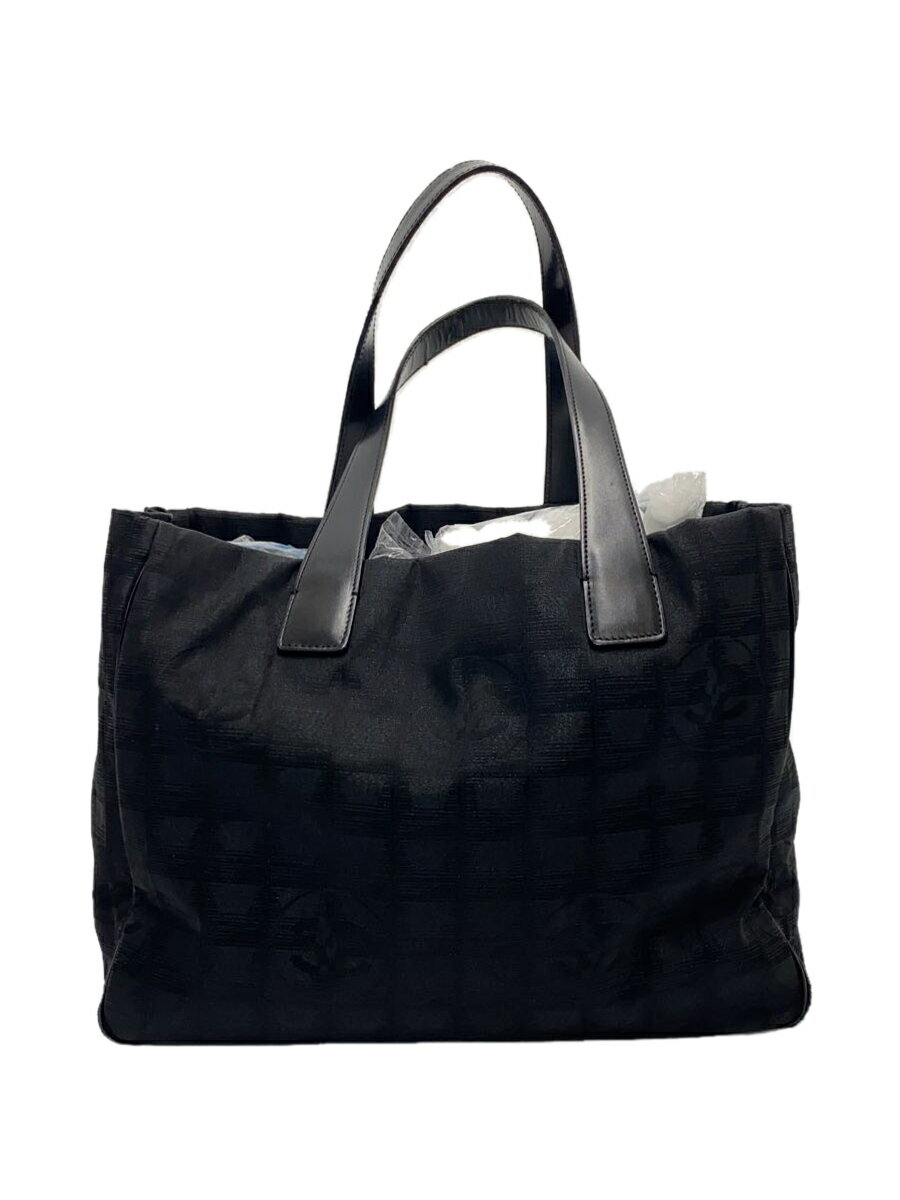 【中古】CHANEL◆ハンドバッグ/--/BLK/総柄/A15991【バッグ】