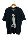 【中古】STUSSY◆Tシャツ/XL/コットン/BLK//【メンズウェア】