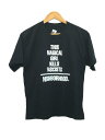 【中古】NEIGHBORHOOD◆Tシャツ/XS/コットン/BLK【メンズウェア】