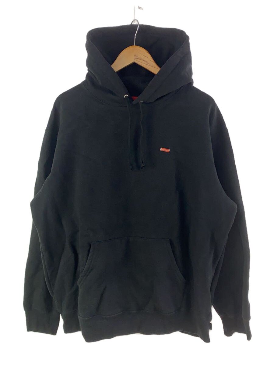 Supreme◆22SS/Enamel Small Box/ピンバッチ付き/パーカー/L/コットン/BLK/無地//
