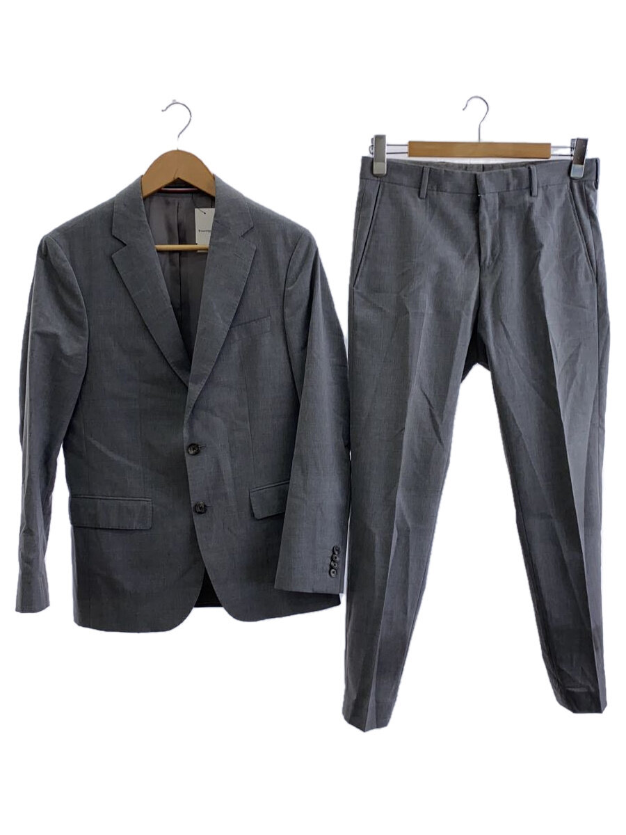 【中古】TOMMY HILFIGER◆スーツ/44/ポリエステル/GRY/無地/6800099207【メンズウェア】