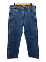 【中古】Levi’s◆ボトム/34/コットン/IDG/無地/PC9-A1136-0003【メンズウェア】
