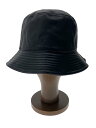【中古】STAND STUDIO◆バケットハット/S/BLK/無地/レディース【服飾雑貨他】