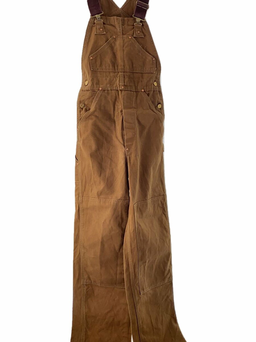 【中古】Carhartt◆ダブルニー/USA製/オーバーオール/サイズ24/コットン/CML【メンズウェア】