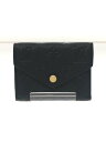 【中古】LOUIS VUITTON◆ポルト・フォイユ・ヴィクトリーヌ_モノグラム・アンプラント_BLK/牛革/BLK/メンズ//【服飾雑貨他】