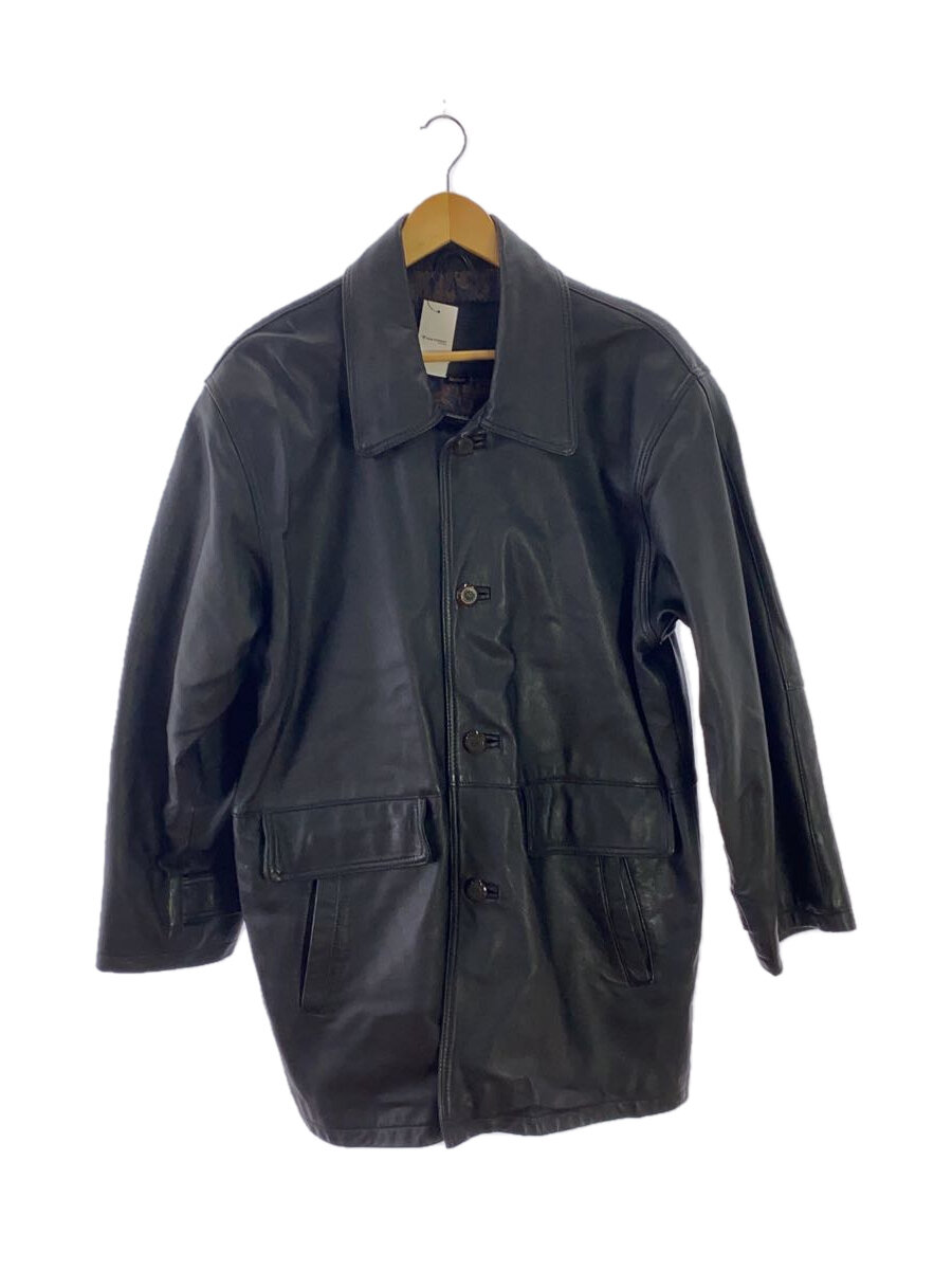 【中古】DEMIDIEW/レザージャケット・ブルゾン/M/羊革/BLK/KI-209【メンズウェア】