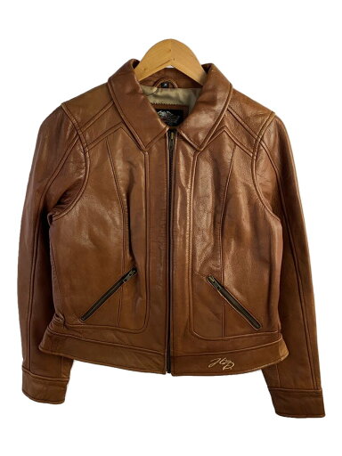 【中古】HARLEY DAVIDSON◆レザージャケット・ブルゾン/M/レザー/BRW【メンズウェア】 【中古】HARLEY DAVIDSON◆レザージャケット・ブルゾン/M/レザー/BRW【メンズウェア】