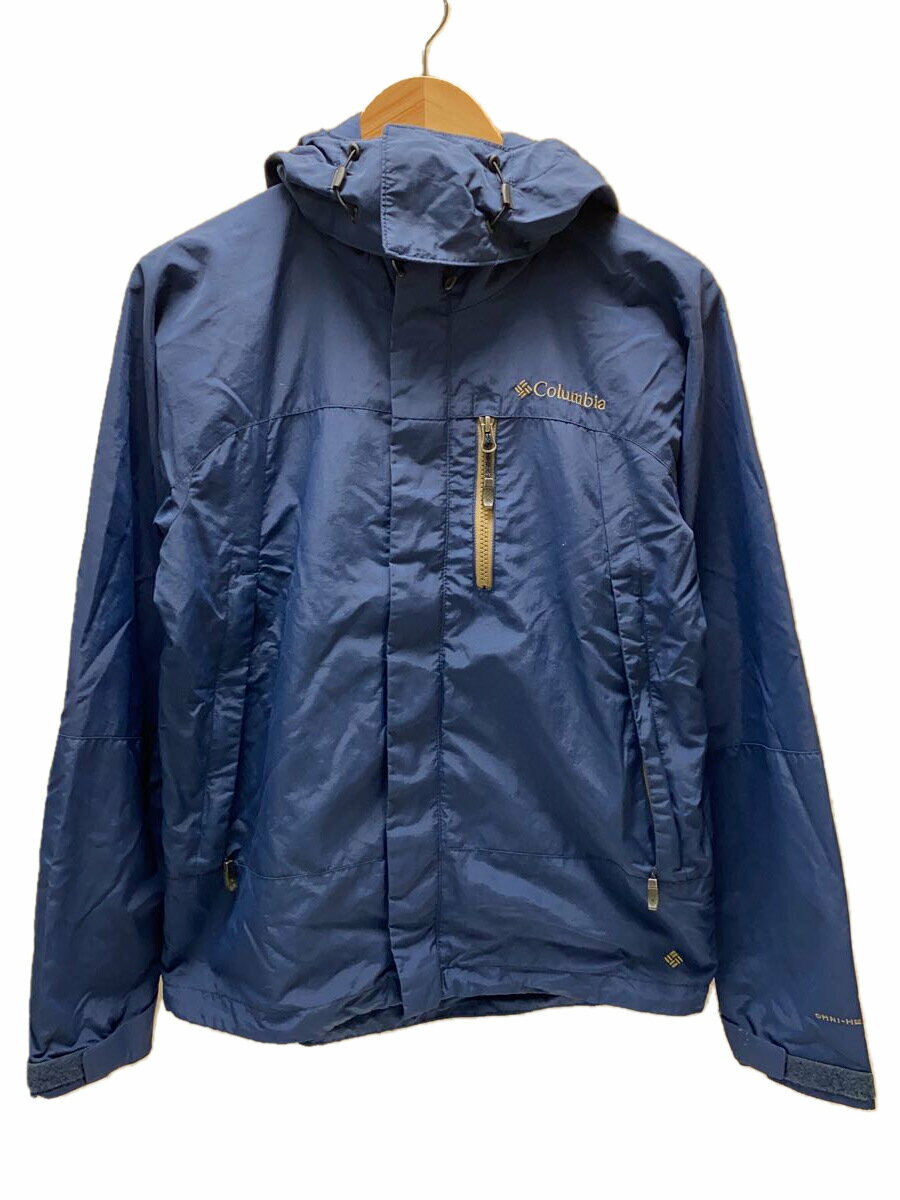 【中古】Columbia◆マウンテンパーカ/S/ナイロン/NVY/無地/SRS4DCH904280【メンズウェア】