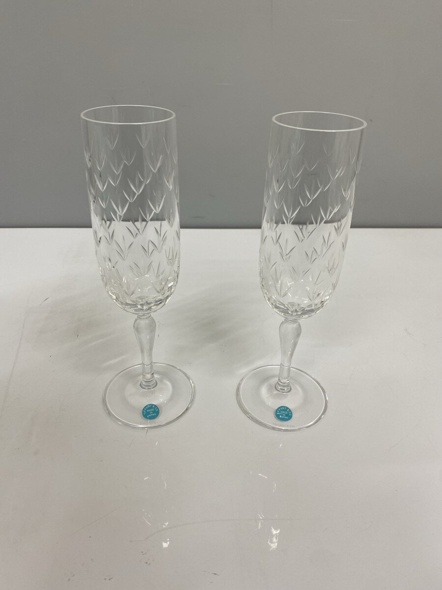 【中古】TIFFANY&Co.◆グラス/2点セット/CLR【キッチン用品】