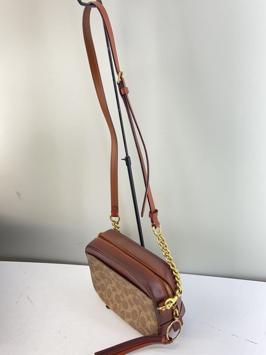 【中古】COACH◆ショルダーバッグ_カメラバッグ_シグネチャーキャンバス/PVC/BRD//【バッグ】 jumblestore-38468379 2nd STREET 楽天市場店 サンプル画像2