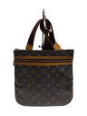 【中古】LOUIS VUITTON◆ポシェット・ボスフォール_モノグラム・キャンバス_BRW/PVC/BRW【バッグ】
