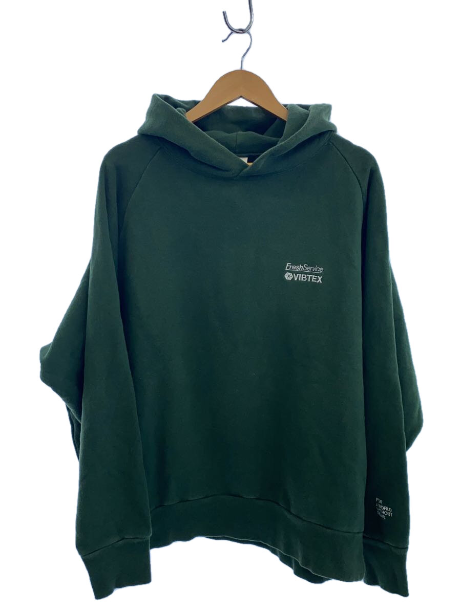 FreshService◆フレッシュサービス/パーカー/L/コットン/緑/グリーン/SWEAT PULL HOODIE