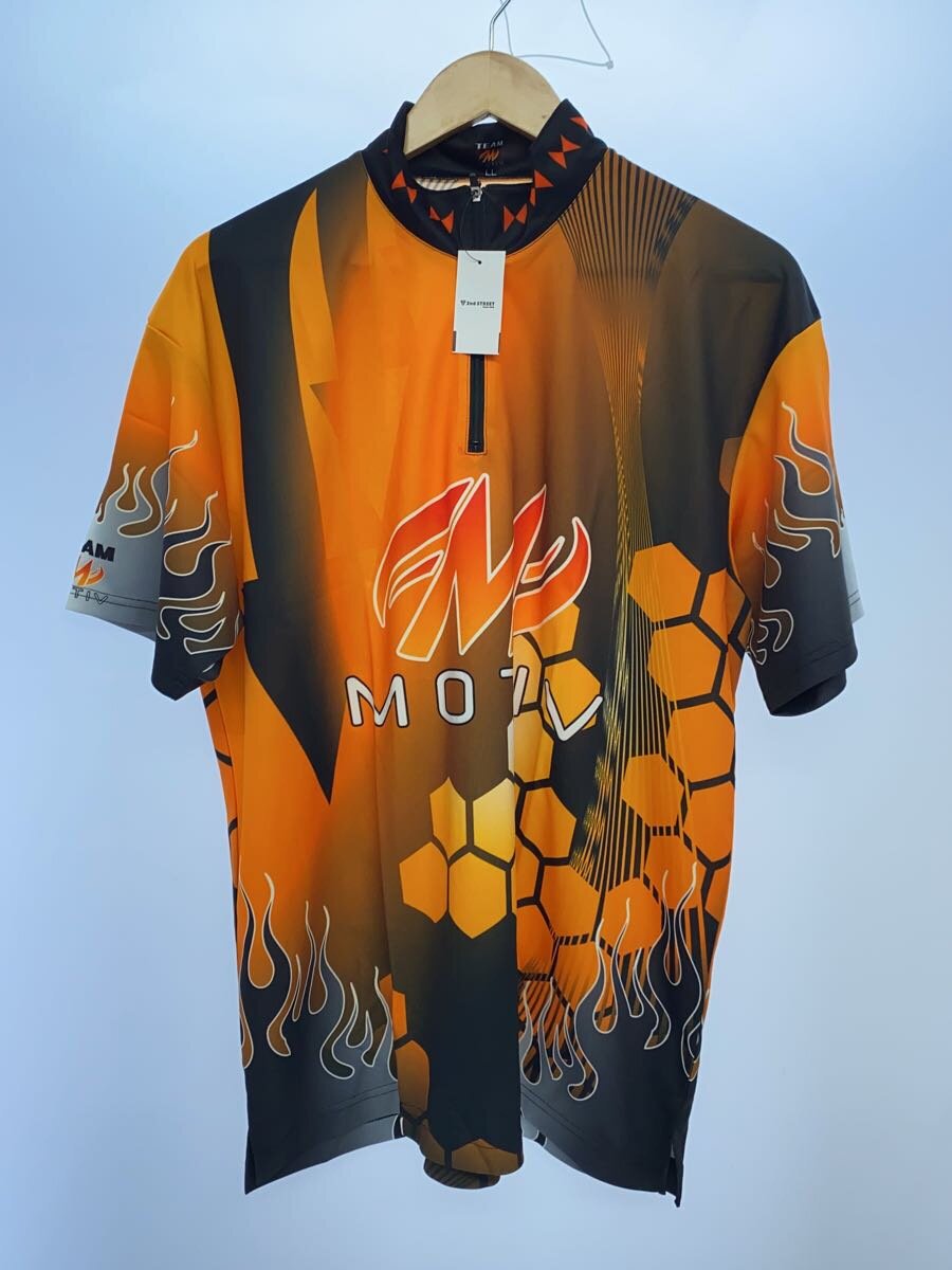 【中古】MOTIV/ボーリングシャツ/スポーツウェアー/LL/ORN【スポーツ】
