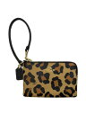 【中古】COACH◆ポーチ/PVC/BEG/アニマル【バッグ】