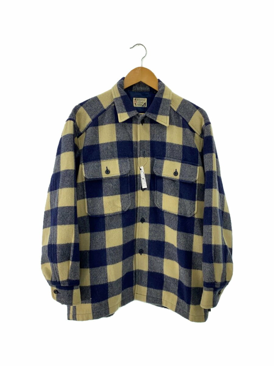 【中古】NEIGHBORHOOD◆ジャケット/M/ウール/WHT/無地【メンズウェア】