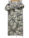 【中古】SNIDEL◆ロングスカート/1/コットン/BEG/花柄/SWFS242128【レディースウェア】