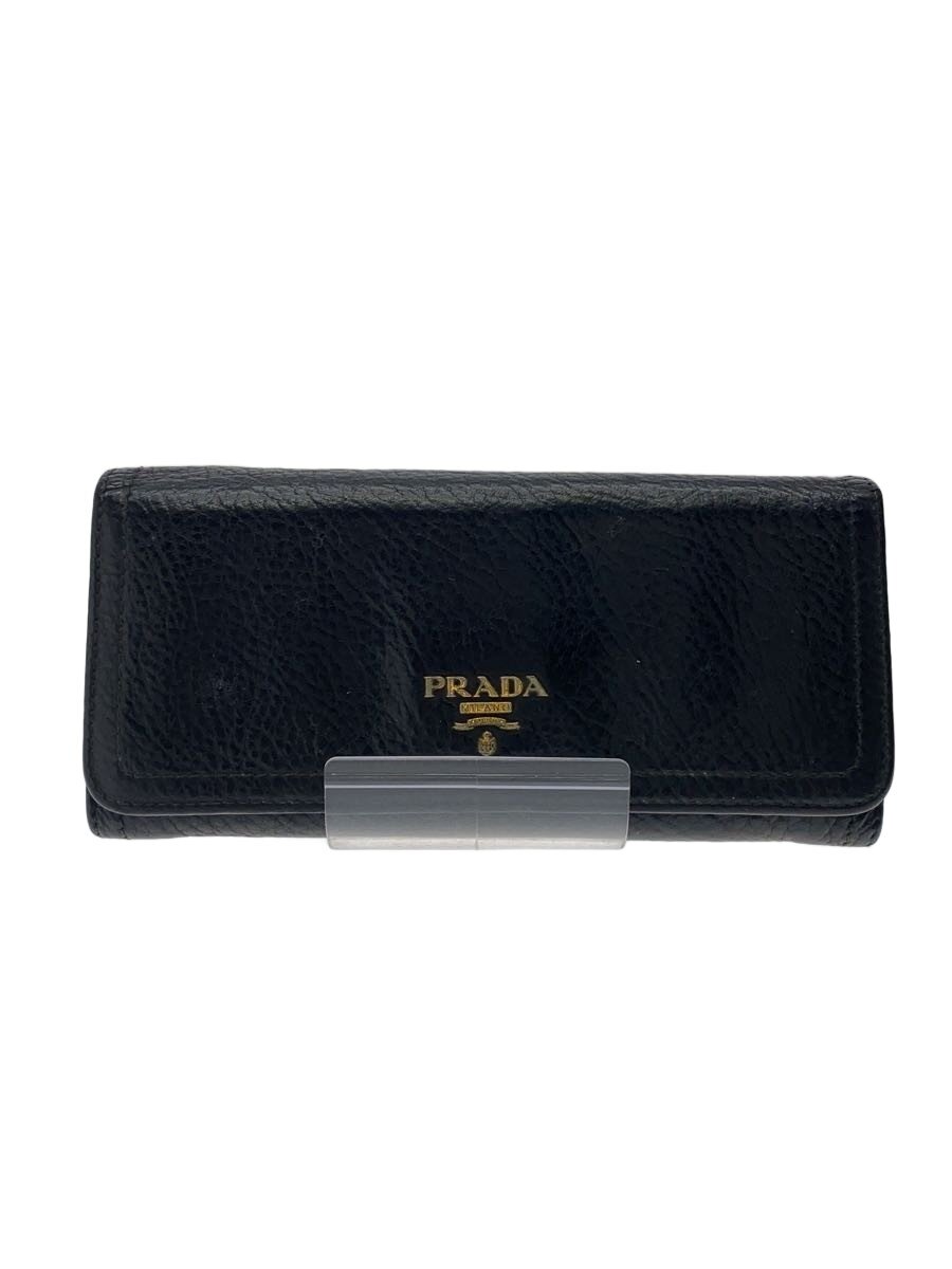 【中古】PRADA◆長財布/--/BLK/レディース【服飾雑貨他】