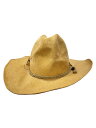 【中古】STETSON◆PANAMA/ハット/7 1/8/BEG/無地/メンズ【服飾雑貨他】