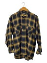 【中古】ETS.MATERIAUX/長袖シャツ/1/コットン/YLW/オンブレCK/21-050-300-2604-3-0【メンズウェア】