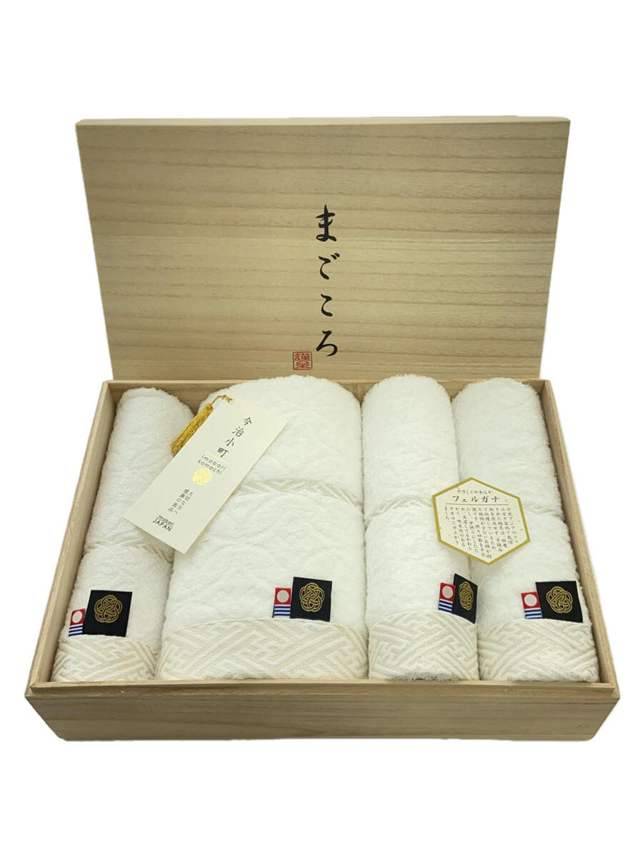 【中古】今治謹製◆タオル/4点セット/WHT/TIK7003705【インテリア小物・日用雑貨】