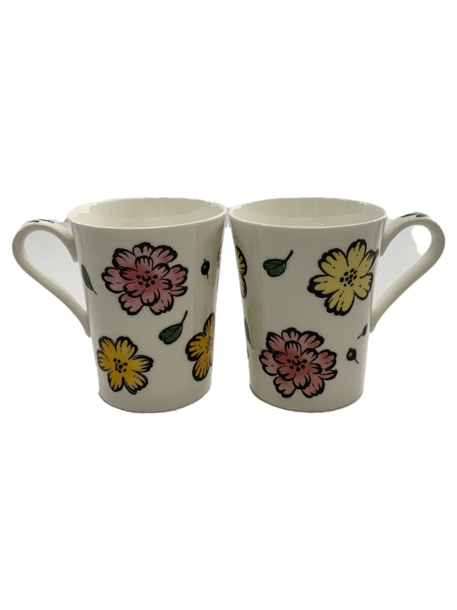 【中古】Noritake◆ペアマグ/洋食器その他/2点セット/WHT/ポルクミルトス(プリムラ)/ボーンチャイナ【キッチン用品】