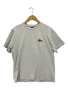 【中古】STUSSY◆24SS/SUNSET TEE/サンセット_両面プリントTシャツ/M/ライトグレー//【メンズウェア】