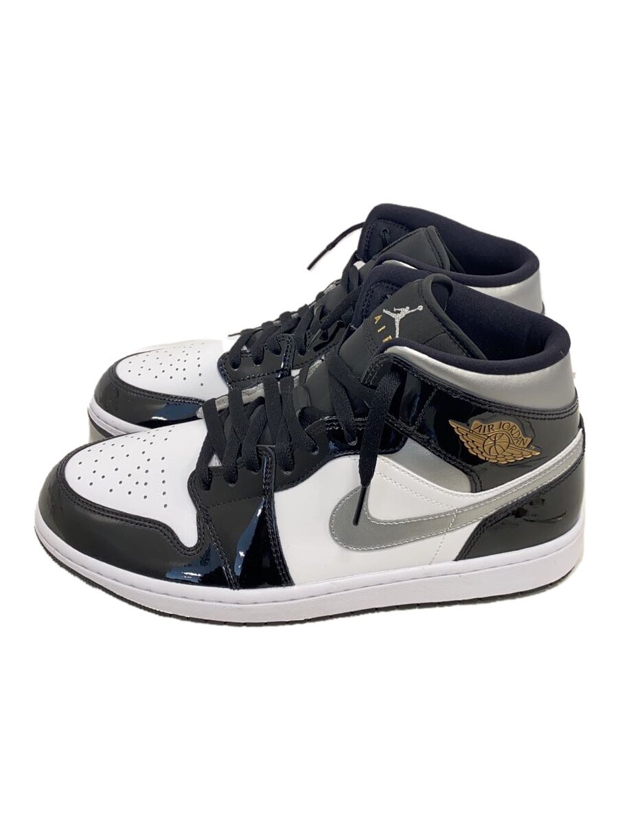 NIKE◆AIR JORDAN 1 MID/ナイキエアジョーダローカットスニーカー/28.5cm/BLK/HV0789-010