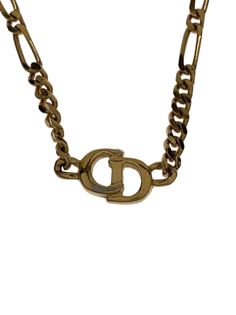【中古】Christian Dior◆喜平チェーン/CDロゴネックレス/--/GLD/レディース【服飾...