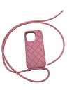 【中古】BOTTEGA VENETA◆iphoneケース/シリコン/小物/--/PNK/レディース//【服飾雑貨他】(4)