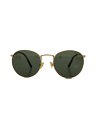 【中古】PRETTY GREEN◆サングラス/ラウンド/GLD/BLK/メンズ【服飾雑貨他】(4)