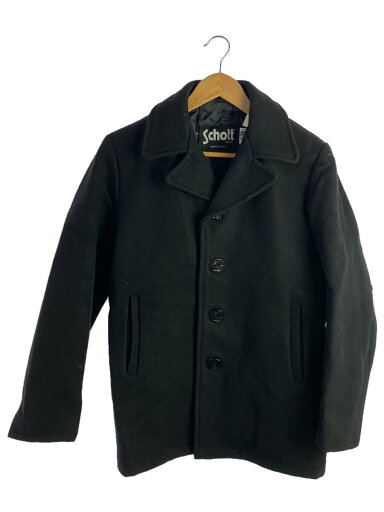 【中古】Schott◆コート/36/コットン/BLK【メンズウェア】 【中古】Schott◆コート/36/コットン/BLK【メンズウェア】