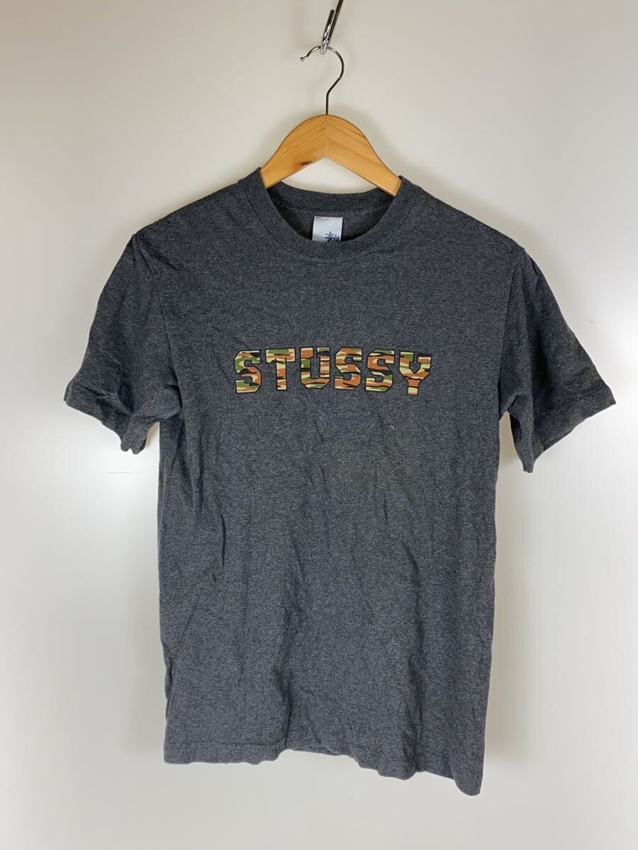 【中古】STUSSY◆Tシャツ/S/コットン/G