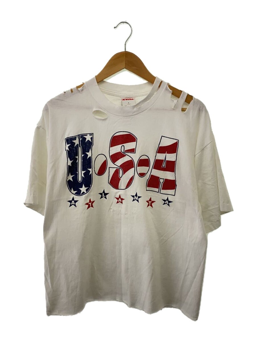 Garments - 【中古】Q-TEES of California◆Tシャツ/XL/コットン/WHT/無地【メンズウェア】