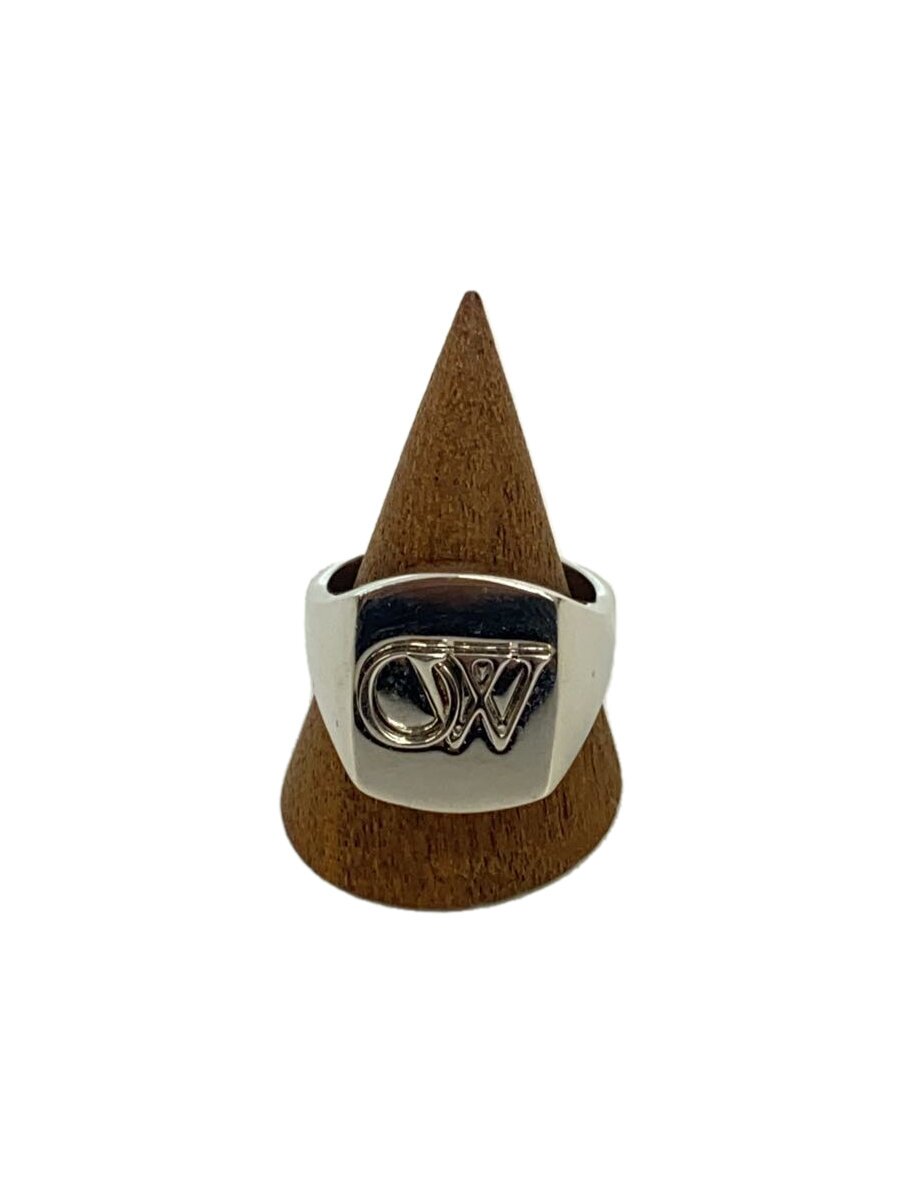【中古】OFF-WHITE◆OW Signet Ring/19号/シルバー/メンズ/omoc077s24met0017200【服飾雑貨他】