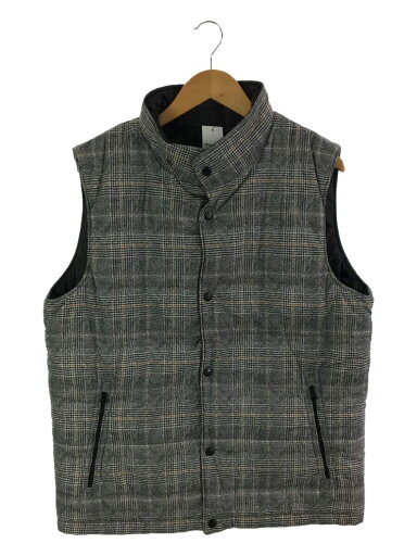 【中古】TOMMY HILFIGER◆ダウンベスト/--/ポリエステル/GRY/チェック/0887883865-416【メンズウェア】 【中古】TOMMY HILFIGER◆ダウンベスト/--/ポリエステル/GRY/チェック/0887883865-416【メンズウェア】