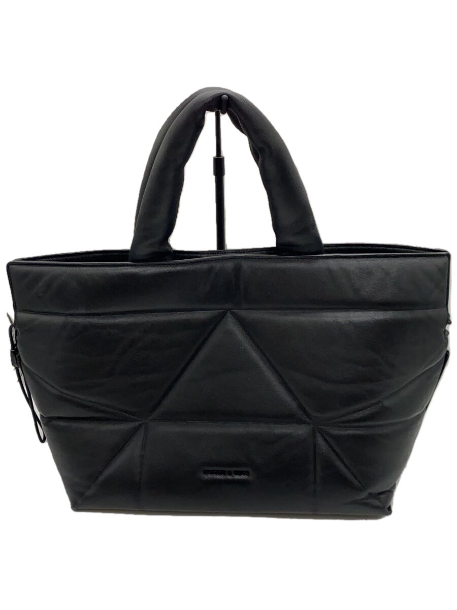 B, F, P - 【中古】CHARLES&KEITH◆ハンドバッグ/レザー/BLK/30840498【バッグ】