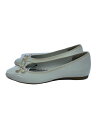 【中古】MACKINTOSH PHILOSOPHY◆ポケッタブルレインバレエシューズ/フラットパンプス/M/WHT【シューズ】(4)