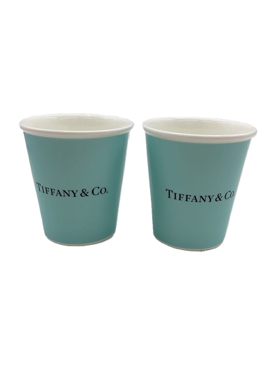 【中古】TIFFANY&Co.◆グラス/2点セット/BLU【キッチン用品】