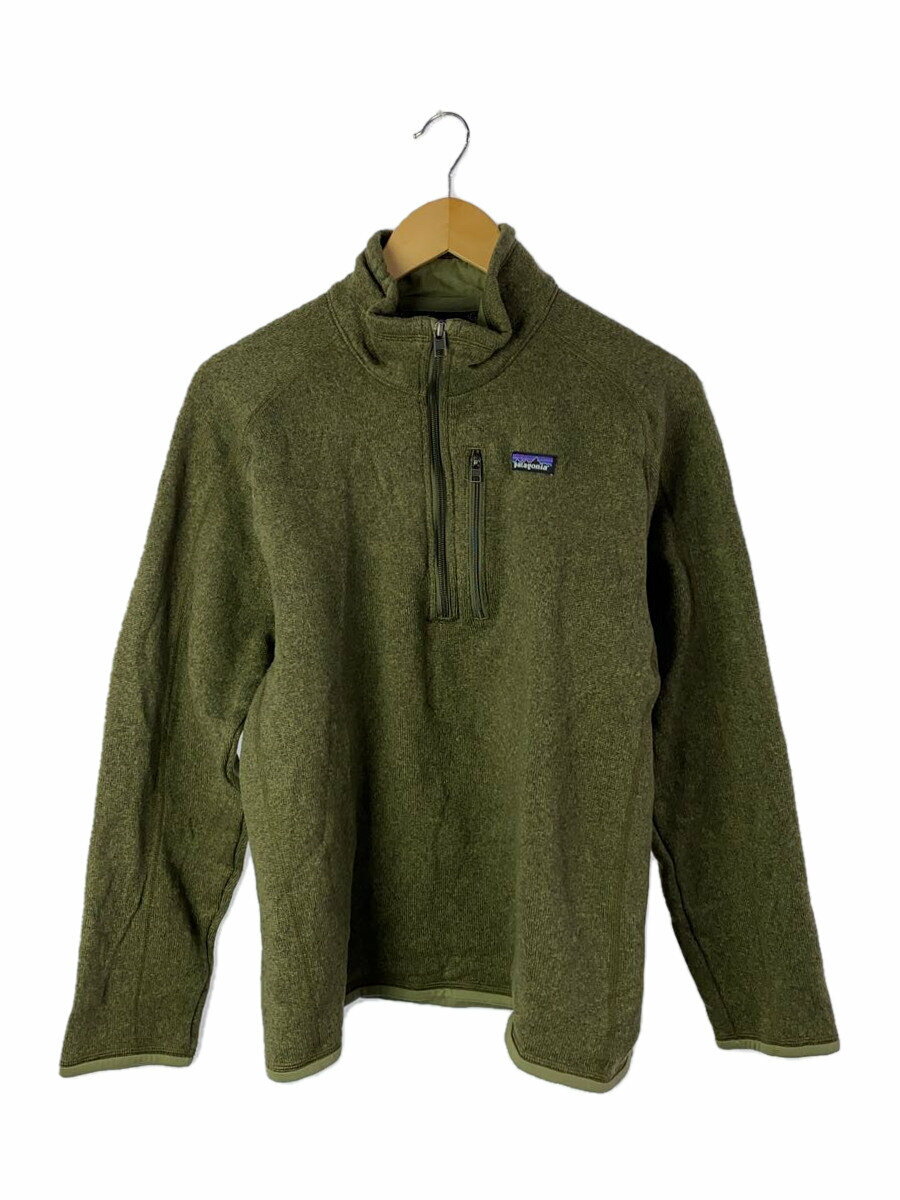 【中古】patagonia◆スウェット/L/コットン/KHK/無地/25523FA19【メンズウェア】
