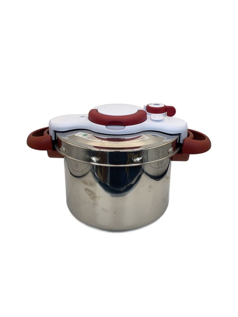 【中古】T-fal◆圧力鍋/容量:6L/SLV/P4620769/クリプソミニットイージー【キッチン用品】