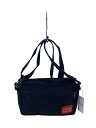 【中古】Manhattan Portage◆ショルダーバッグ/--/BLK/無地//【バッグ】