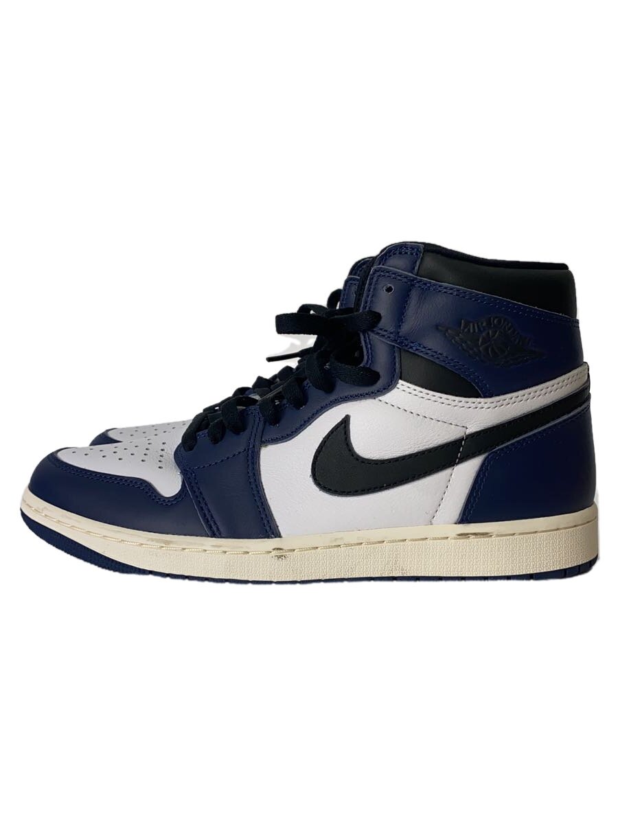 Shoes - 【中古】NIKE◆AIR JORDAN 1 RETRO HIGH OG_エア ジョーダン 1 HIGH OG/28cm/NVY【シューズ】
