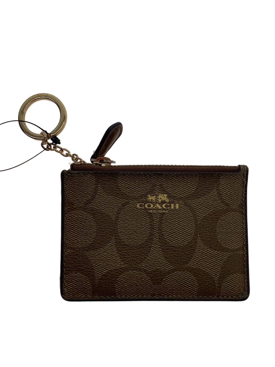 【中古】COACH◆コインケース/レザー/BRW/総柄/レディース/F16107【服飾雑貨他】