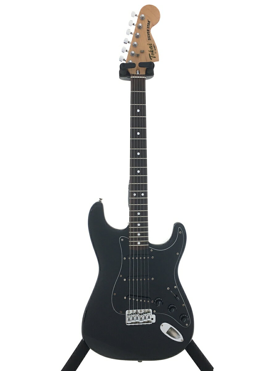 【中古】Tokai◆TSS-48/BLK/1983/Silver Star/ラージヘッド/3点留め/マシンヘッド交換【楽器】